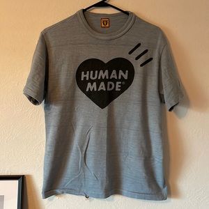 Human Made Mens T-Shirt in Blue